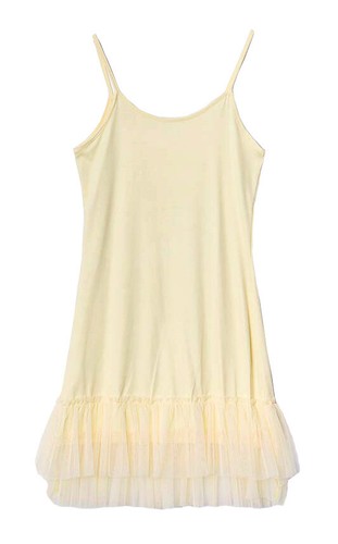 Fond robe bas tulle - de, en