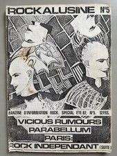 Fanzine / Rock à l'usine n°5 /  Berurier Noir / Wampas / Parabellum / Punk