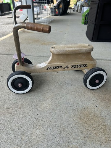 Vintage radio flyer maple wood - vintage,
