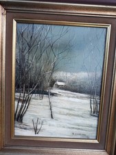 Tableau peinture huile sur