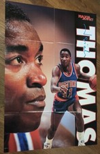 Affiche Poster NBA Basket Ball Vintage Thomas Isaiah verso Fennis Dembo