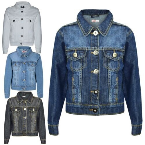 Veste jean pour filles - en,