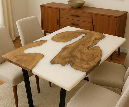 Table manger résine - table, en