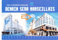 Carte postale publicitaire Silo Marseille