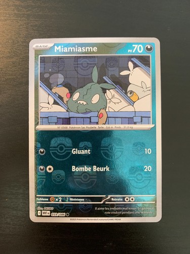 Carte pokémon miamiasme - pokémon,