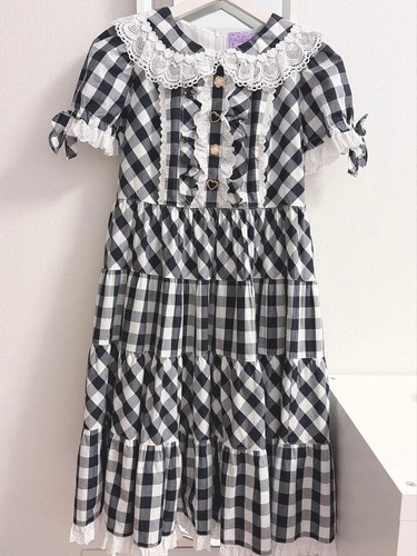 Jolie robe carreaux - robe, à