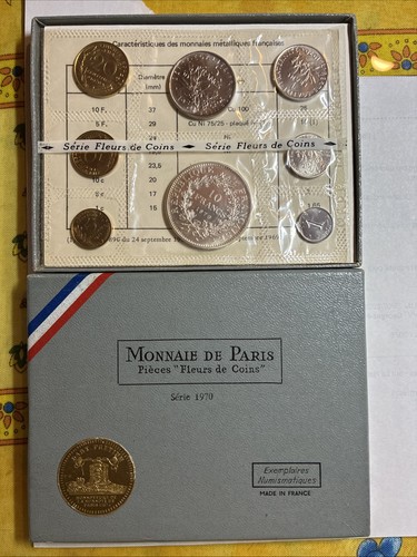 Coffret fdc 1970 - fdc, contenant