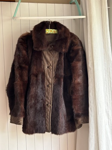 Real mink fur - mink, leather