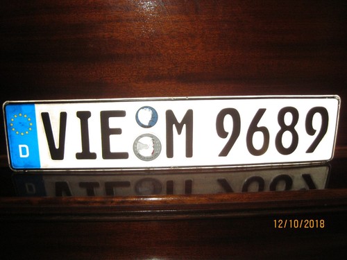 German license plate - license,