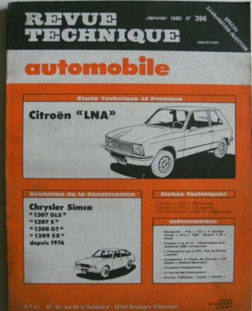 Revue technique automobile - technique, rta