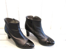 BOTTINES A TALONS CUIR NOIR P 38 PETER KAISER