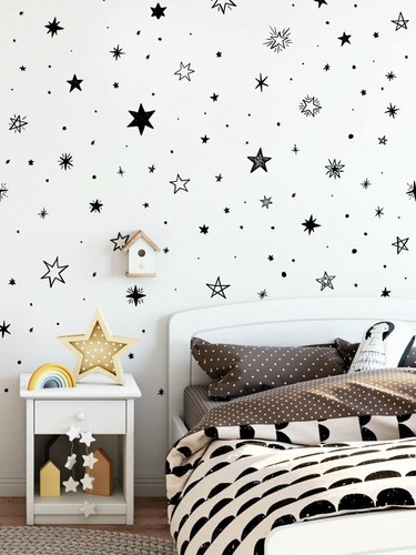 Star wall decals cute - wall, decals,