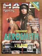 Vintage HARD ROCK MAGAZINE Septembre 1989 Guns N Roses Aerosmith Anthrax POSTERS