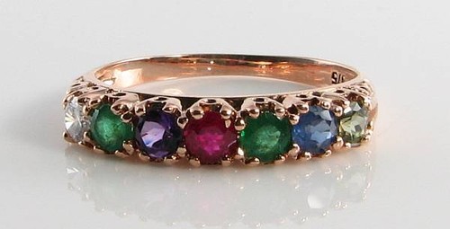 Bague classique 9ct rose - 9k,