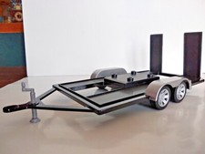 Remorque porte voiture en métal, échelle 1:18 longueur 34cm,neuve