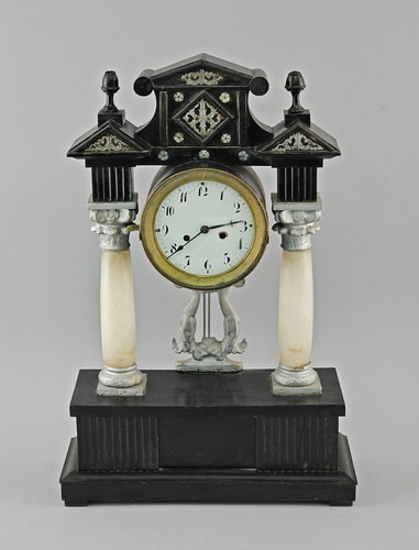 Horloge colonne portail - colonne, en