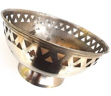 COUPE EN LAITON ARGENTÉ