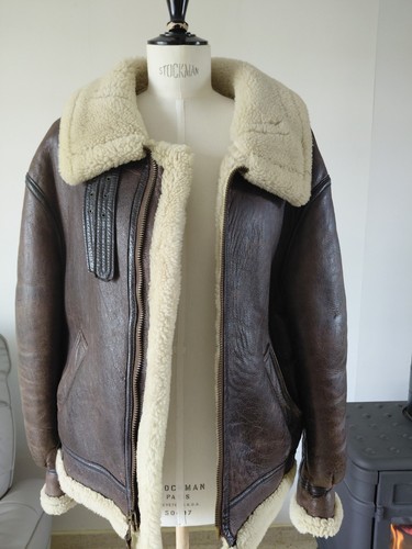 Vintage blouson cuir avirex - cuir,