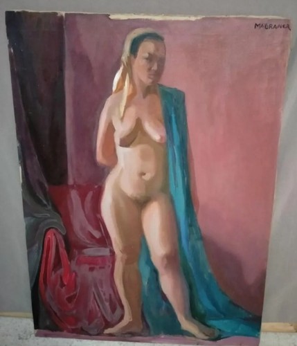 Tableau ancien huile - tableau,