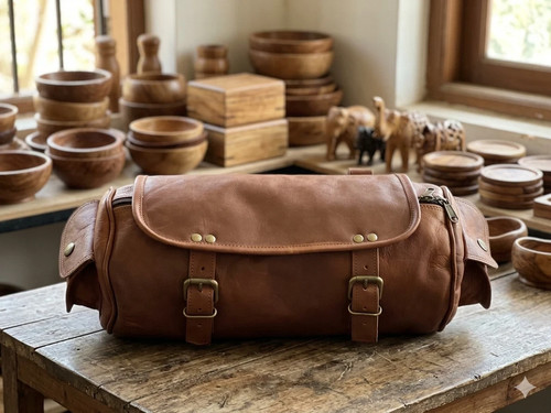 Sac outils moto - outils, cuir