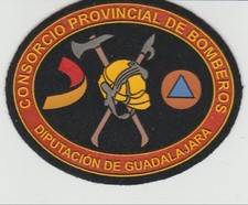 PATCH POMPIER ESPAGNOL ESPAGNE GUADALAJARA CASQUE HACHE