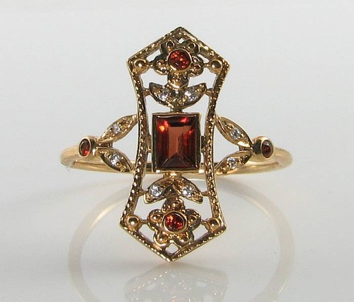 Bague art déco or jaune - art,