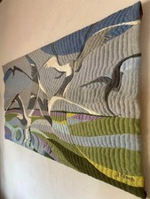 Grande tapisserie signée Silva Palmeira (Portugal) art moderne portugais 144 ...