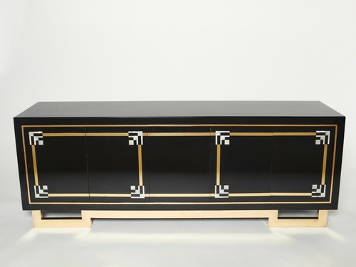 Enfilade laquée noire - , et