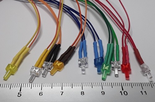 Led 2mm canon - , clignotante