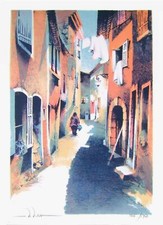 DIDIER VILLAGE EN PROVENCE 1975 lithographie signée