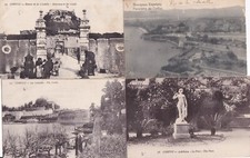 Lot of 4 old postcards