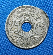 Monnaie fautée :  25 Centimes