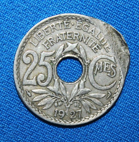 Monnaie fautée 25 centimes - 25,