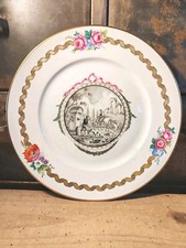 Assiette Porcelaine D’Arras