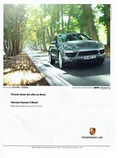 Publicité Advertising 108  2012   nouveau Cayenne S diesel Porsche