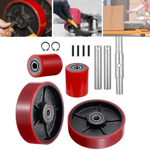 Pallet jack truck wheels - pallet,