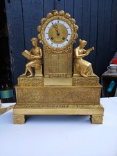Pendule Bronze Doré