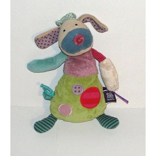 Doudou chien lapin moulin - chien,