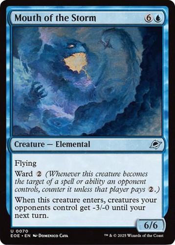 Mouth the storm edge of - of,