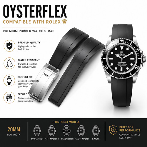 Oysterflex style black - oysterflex, rubber