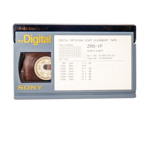 Sony digital betacam alignment - digital,
