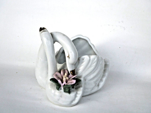 Petit cache pot cygne - , en