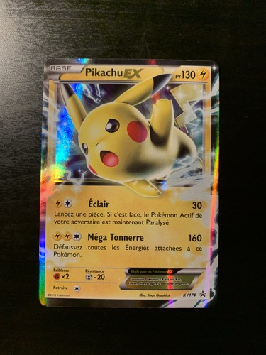Carte pokémon pikachu - pokémon, ex