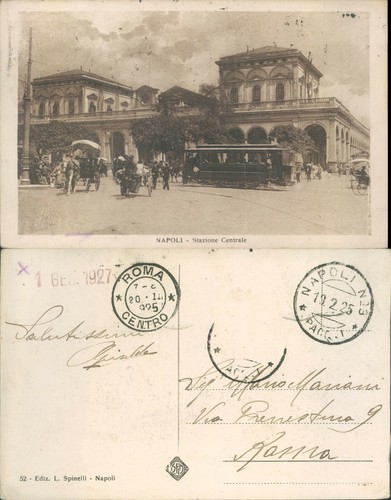Napoli gare centrale animée - napoli,
