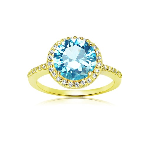 Bague argent plaqué jaune - or,