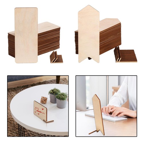 24pcs plaques bois - 24pcs, découpe