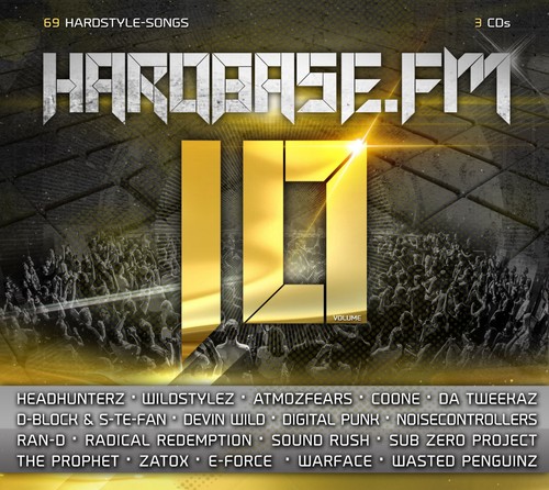 Hardbase vol 10 de - cd, hardbase.fm