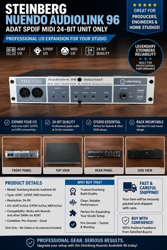 Steinberg nuendo audiolink - steinberg,