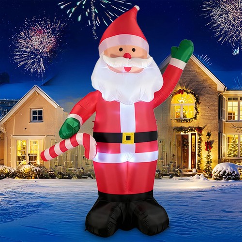 Père noël gonflable géant - noël,