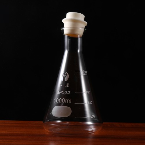 Fiole conique pour - fiole, chimie